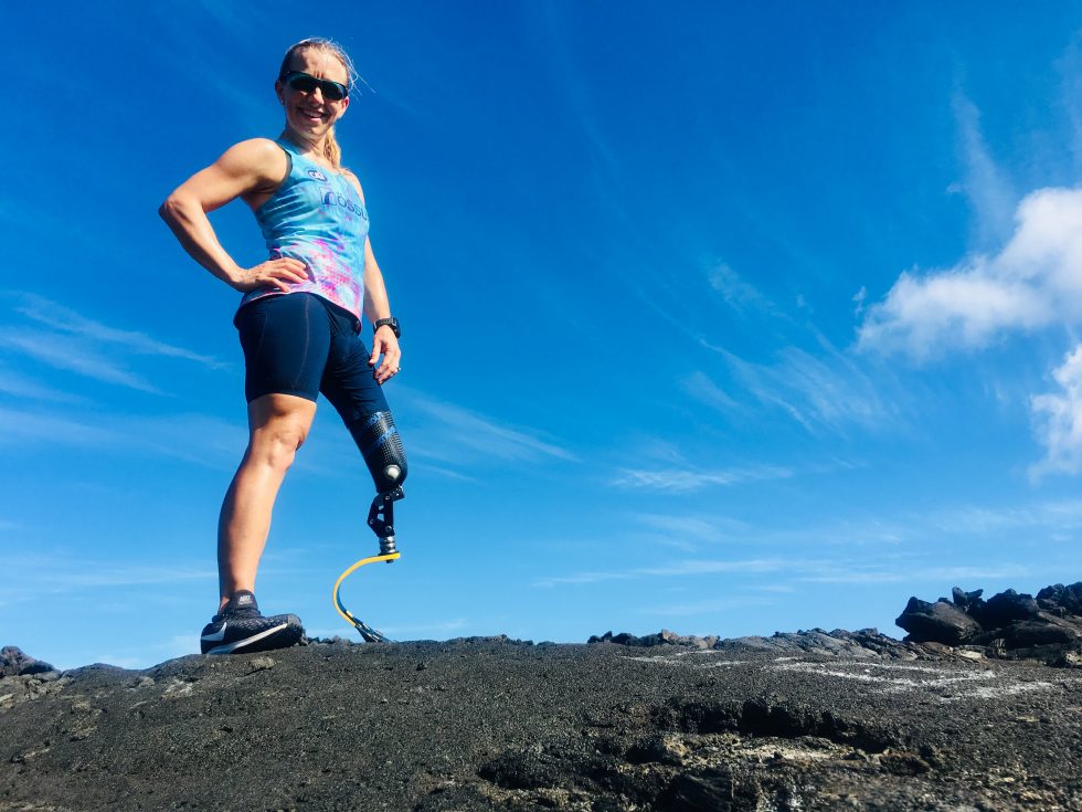 Sarah Reinertsen in Kona, Hawaii ready for the Ironman 2018 World Championships